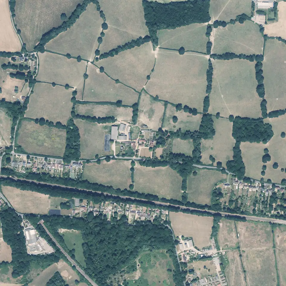 Aerial mapping of the farm and surrounding land