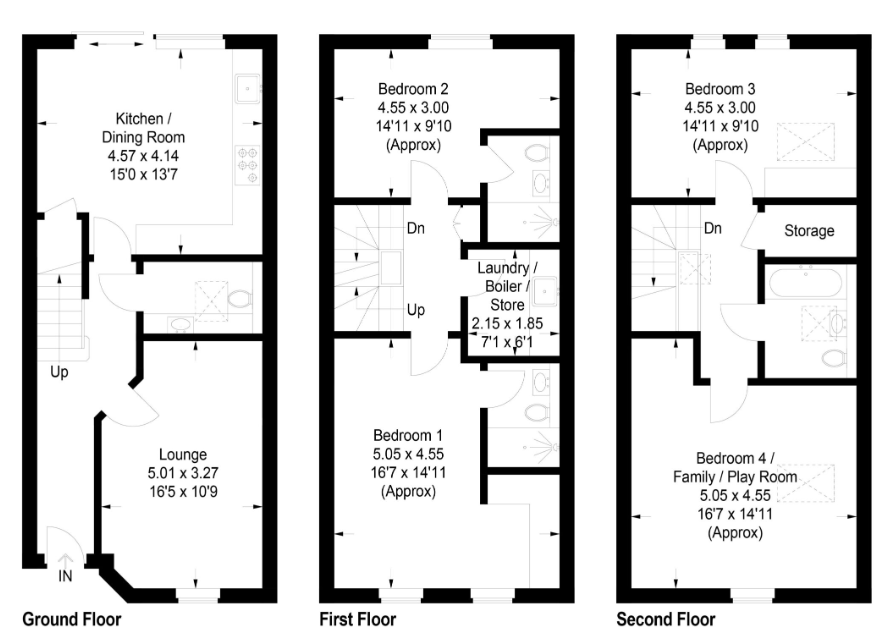 The Spinney, Purley floorplan